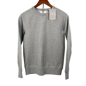 Everlane The French Terry Crew Sweatshirt Heather Gray XXS New With Tags